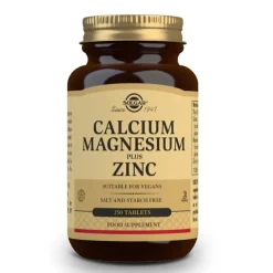 SOLGAR Calcio y Magnesio con Zinc 250 comprimidos