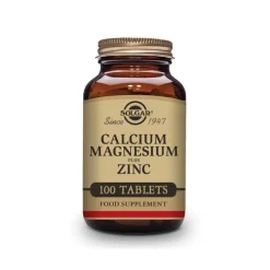 SOLGAR Calcio y Magnesio con Zinc 100 comprimidos