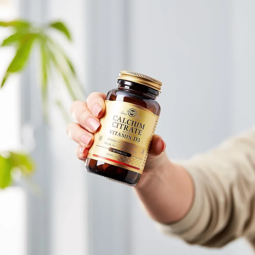 Solgar Citrato de Calcio con Vitamina D3 60 Comprimidos