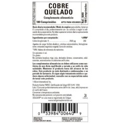 SOLGAR Cobre Quelado 100 Comprimidos