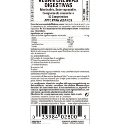 SOLGAR Enzimas Digestivas 50 Comprimidos Masticables