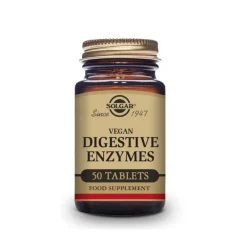 SOLGAR Enzimas Digestivas 50 Comprimidos Masticables
