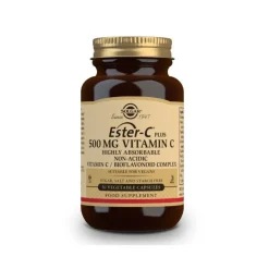 SOLGAR Ester-C Plus 500mg Vitamina C 50 Cápsulas Vegetales