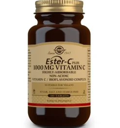 SOLGAR Ester-C Plus 1000mg Vitamina C 180 Comprimidos