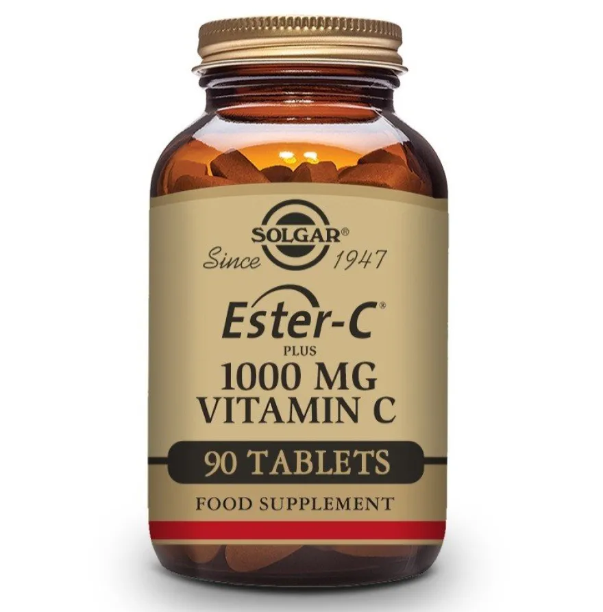 SOLGAR Ester-C Plus 1000mg Vitamina C 90 Comprimidos