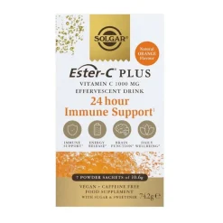 SOLGAR Ester-C Plus Vitamina C 1000mg Efervescente 7 sobres