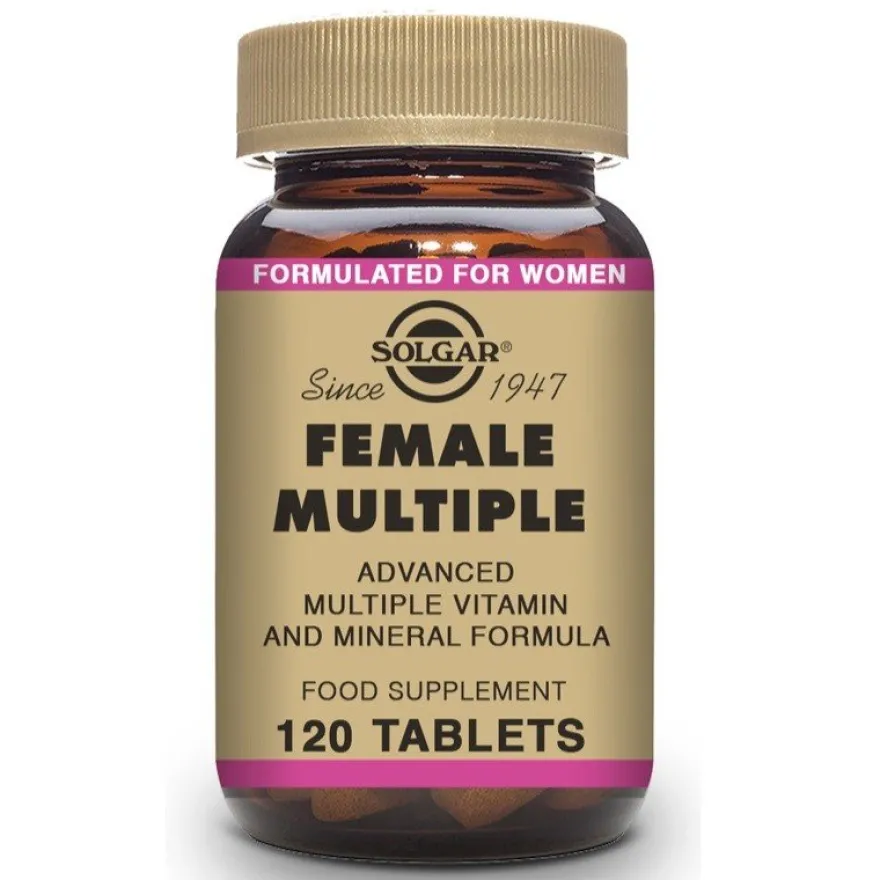 SOLGAR Female Multiple Complemento para la Mujer 120 Comprimidos