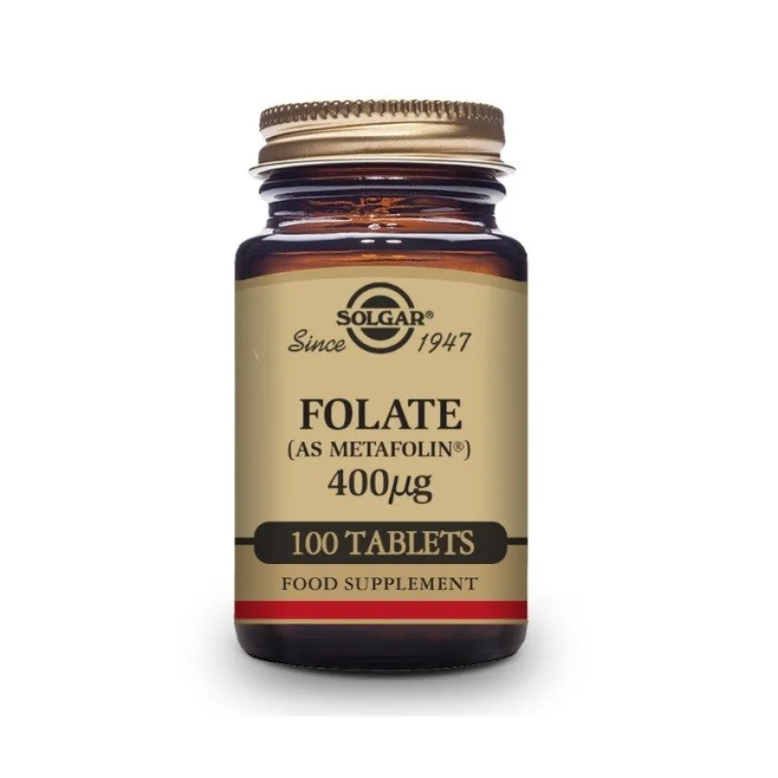 SOLGAR Folato Metafolin 400mcg (100 comprimidos)