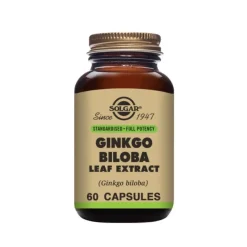 SOLGAR Ginkgo Biloba 60 cápsulas