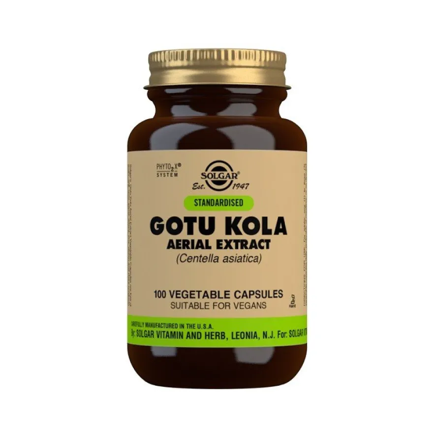 SOLGAR Gotu Kola 100 Cápsulas Vegetales