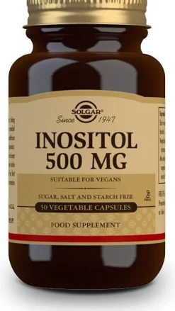 Solgar Inositol 500 mg 50 Cápsulas