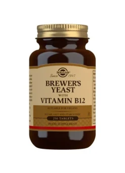 SOLGAR Levadura de Cerveza con Vitamina B12 (250 Comprimidos)