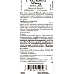 SOLGAR L-Glutamina 1000mg (60 Comprimidos)
