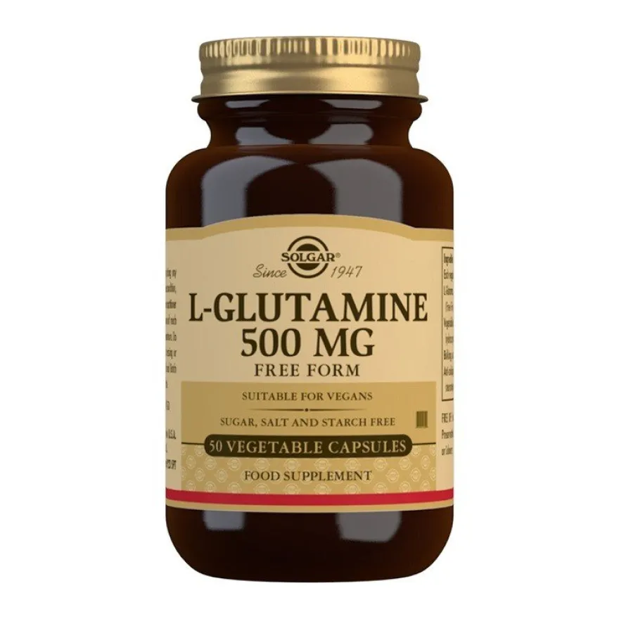 SOLGAR L-Glutamina 500mg (50 Cápsulas)