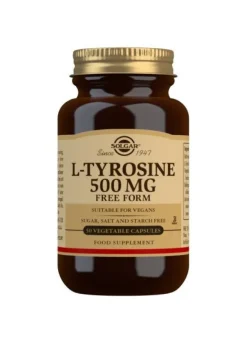 SOLGAR L-Tirosina 500mg (50 Cápsulas Vegetales)