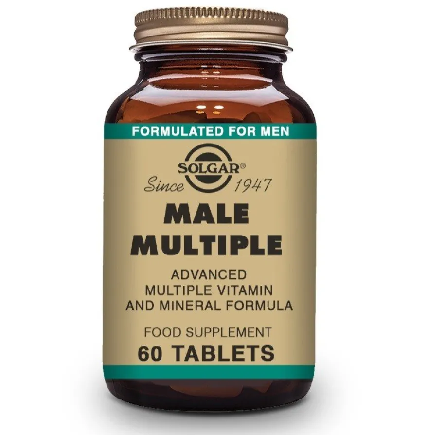 SOLGAR Male Múltiple Complejo Vitamínico Hombre 120 Comprimidos