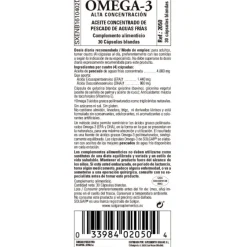 SOLGAR Omega-3 Alta Concentración 30 Cápsulas Blandas