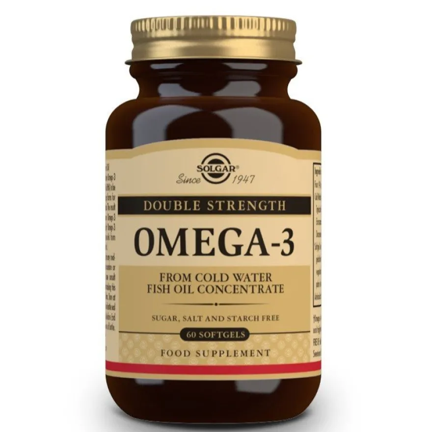SOLGAR Omega-3 Alta Concentración 60 Cápsulas Blandas