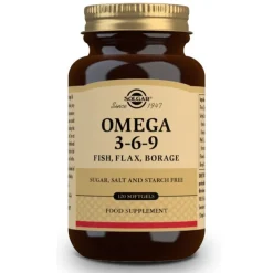 SOLGAR Omega 3-6-9 (120) Cápsulas Blandas