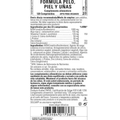 SOLGAR Pelo, Piel y Uñas 120 Comprimidos