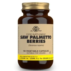SOLGAR Sabal Extracto de Baya Saw Palmetto (Serenoa Repens) 100 Cápsulas Vegetales