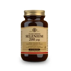 SOLGAR Selenio en Levadura 200mcg 50 Comprimidos
