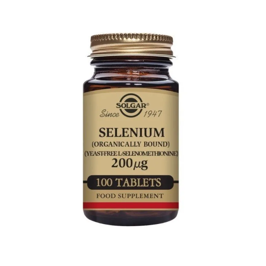 SOLGAR Selenio 200mcg (Sin Levadura) 100 comprimidos
