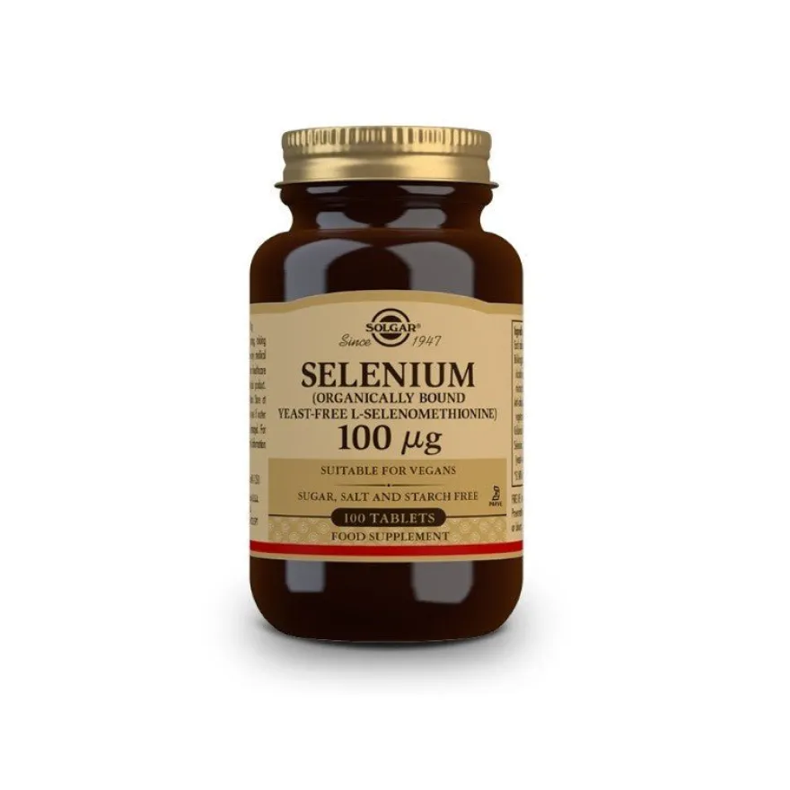 SOLGAR Selenio 100mcg (Sin Levadura) 100 comprimidos