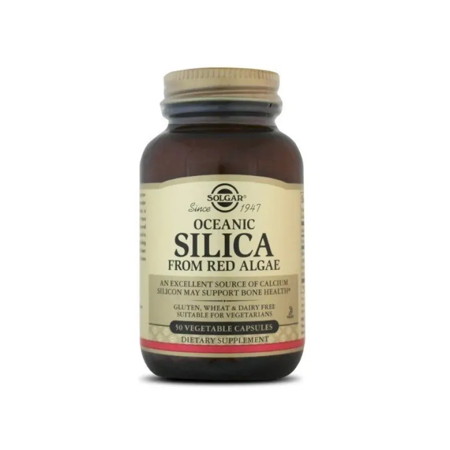 SOLGAR Sílice Oceánico 25 mg (50 cápsulas vegetales)