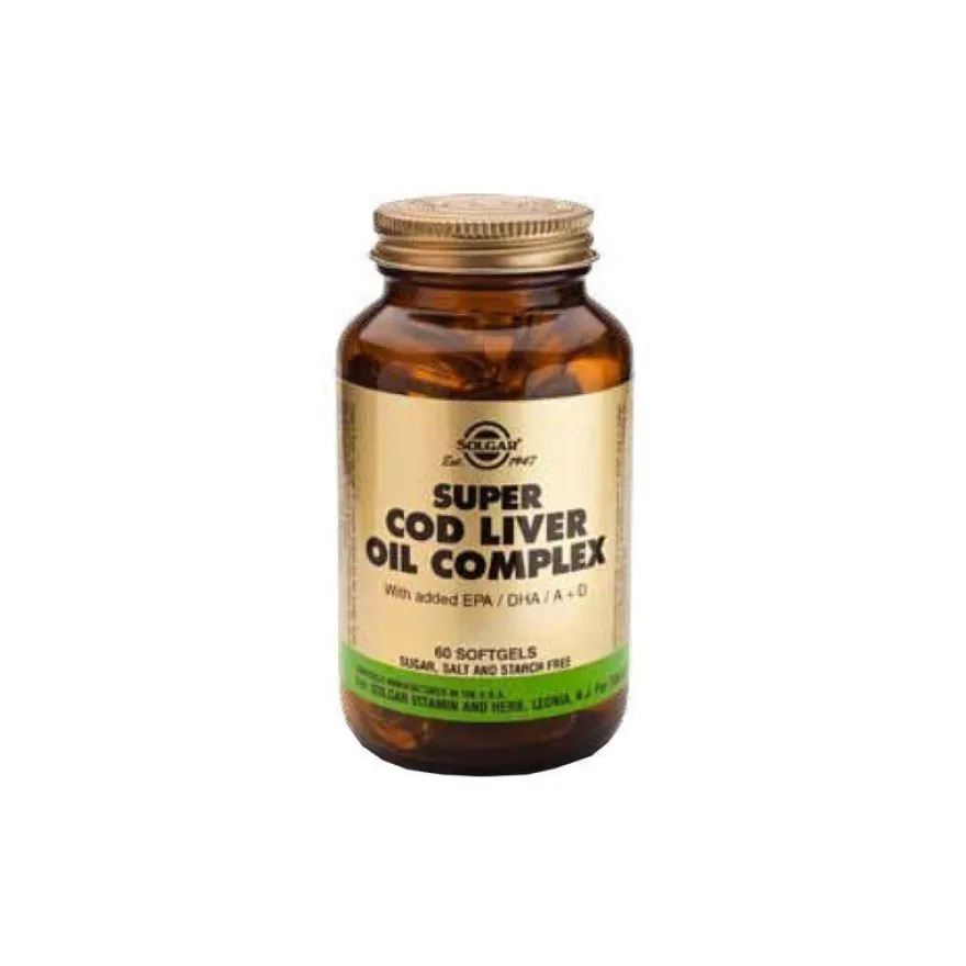 Solgar Super Cod Liver Oil Complex 60 Cápsulas