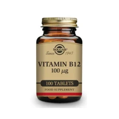SOLGAR Vitamina B12 100μg (Cianocobalamina) 100 comprimidos