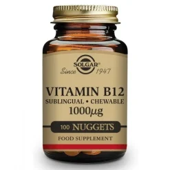 SOLGAR Vitamina B12 (1000μg) 100 Comprimidos Masticables