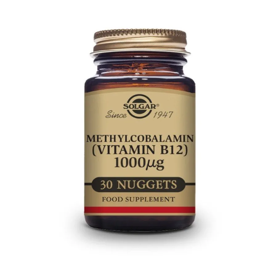 SOLGAR Vitamina B12 Metilcobalamina 30 comprimidos masticables
