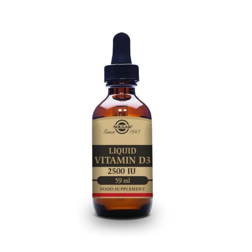 SOLGAR Vitamina D3 Líquida 2500 UI 62,5mcg 59ml