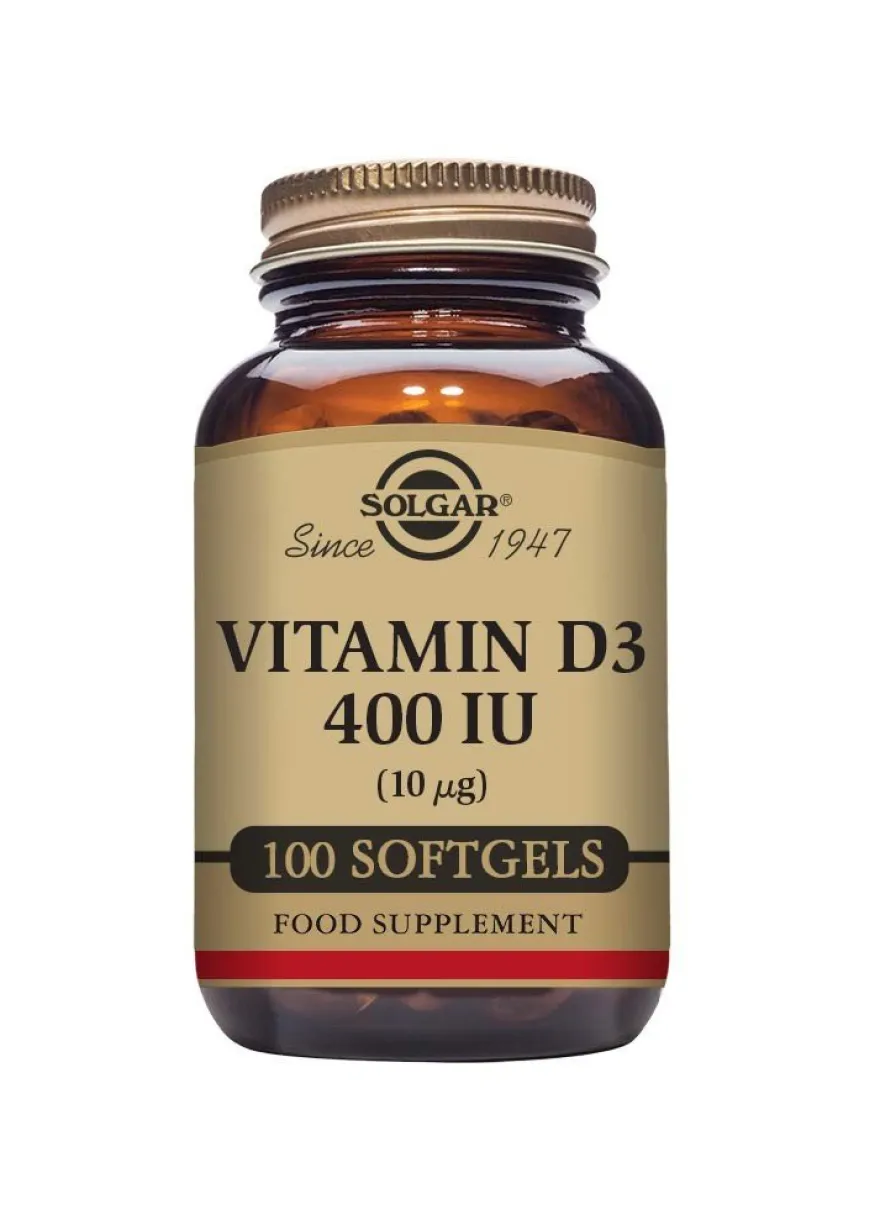 Solgar Vitamina D3 400 UI 100 Cápsulas