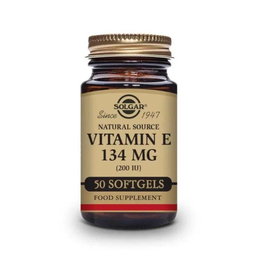 SOLGAR Vitamina E 200 UI (134mg) 50 cápsulas blandas