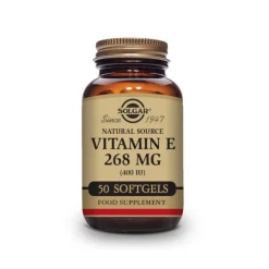SOLGAR Vitamina E 400 UI (268 mg) 50 cápsulas blandas