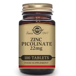 SOLGAR Zinc Picolinato 22mg 100 comprimidos