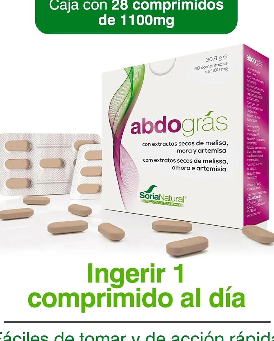Soria Natural Abdogras 1050 mg 28 Comprimidos