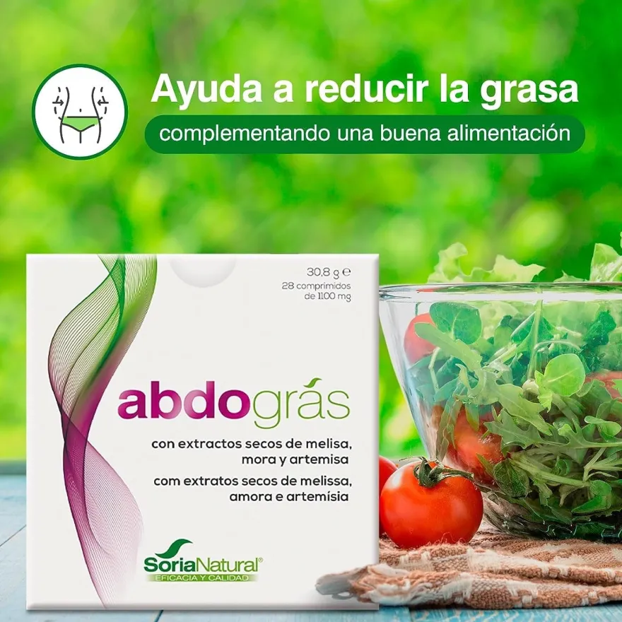 Soria Natural Abdogras 1050 mg 28 Comprimidos