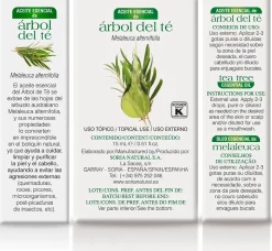 Soria Natural Aceite De Árbol Del Té 15 ml