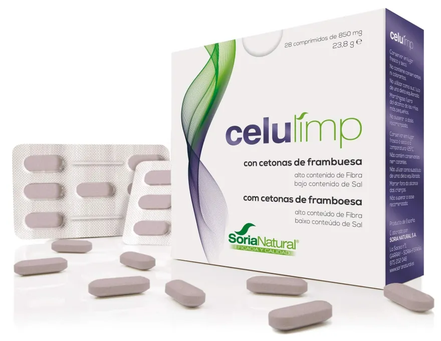 Soria Natural Celulimp 850 mg 28 Comprimidos
