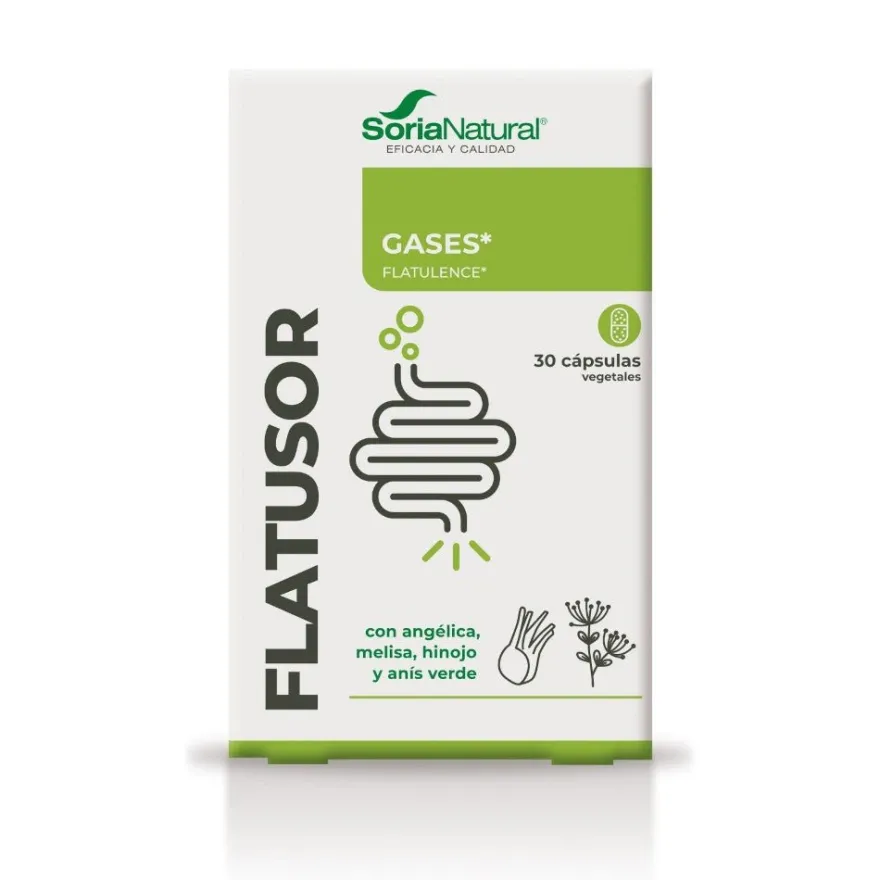 Soria Natural 17-C Flatusor 30 Caps Liberacion Prolongada