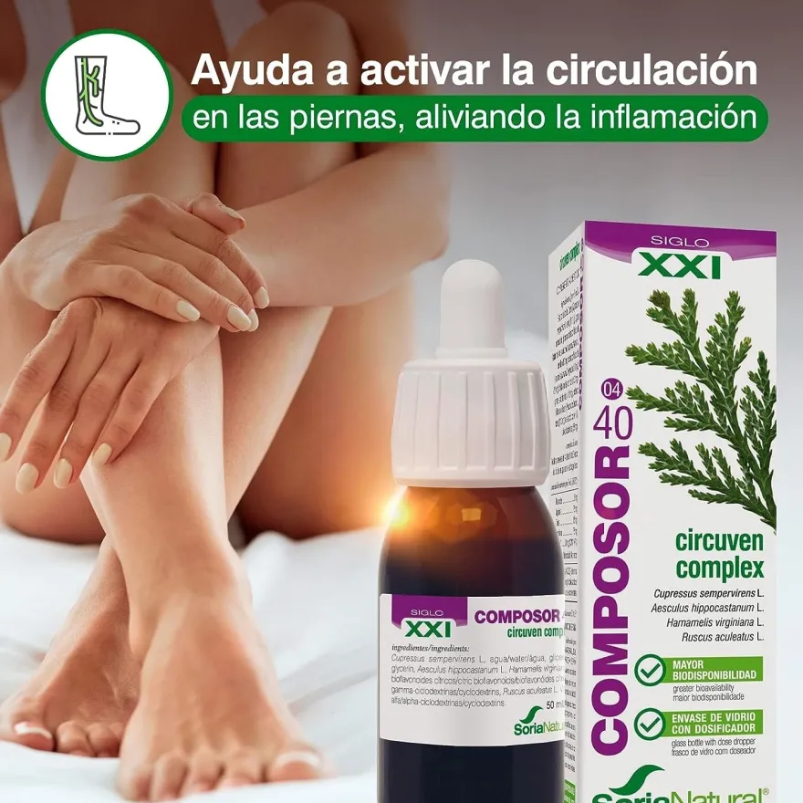 Soria Natural Composor 40 Circuven Ruscus 50 ml