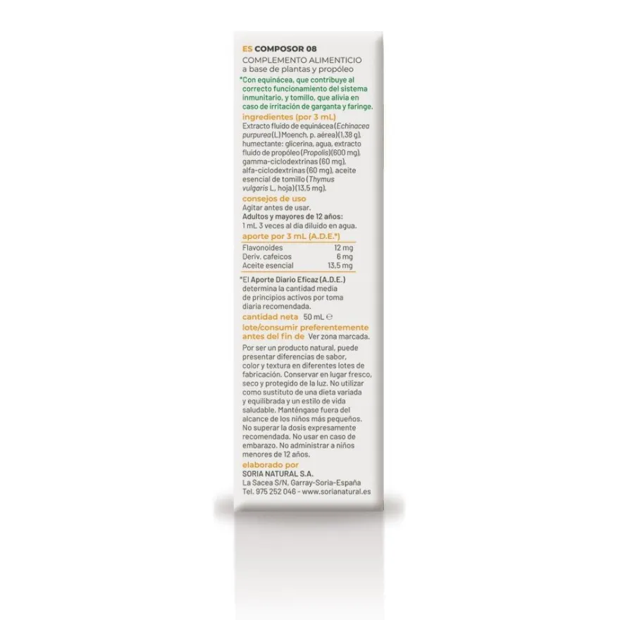 Soria Natural Composor 8 Echina S. XXI50 ml