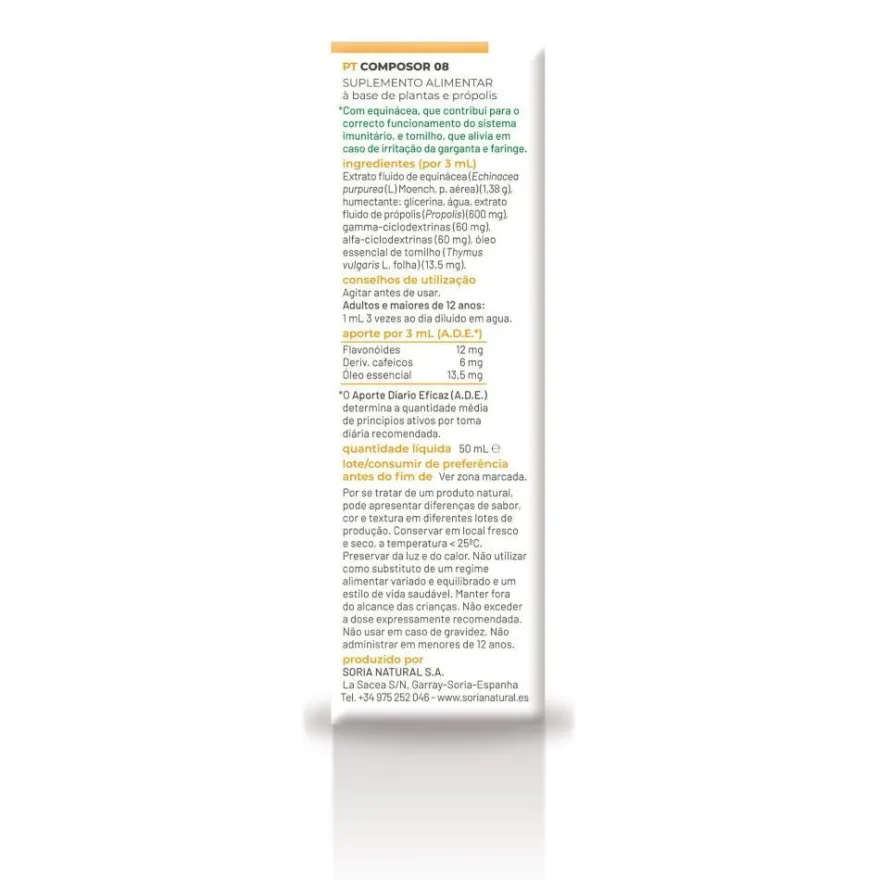 Soria Natural Composor 8 Echina S. XXI50 ml