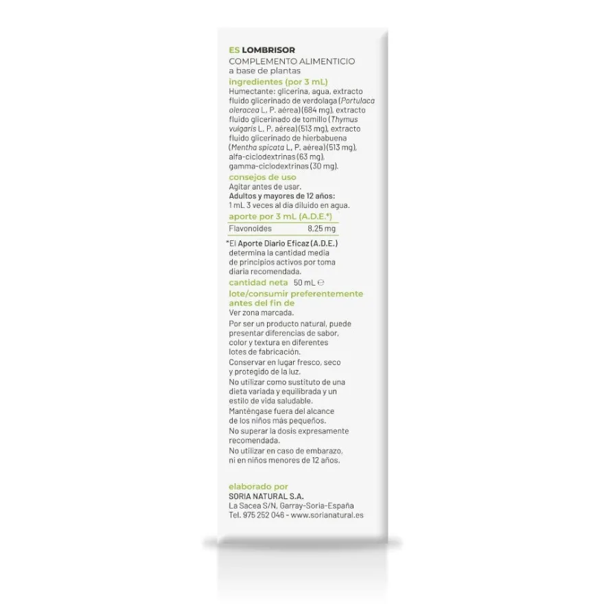 Soria Natural Composor 13 Lombrisor 50 ml