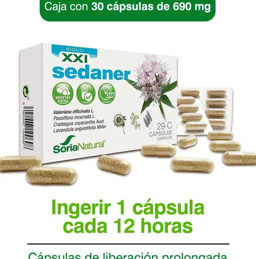 Soria Natural 29-C Sedaner 30 Cápsulas