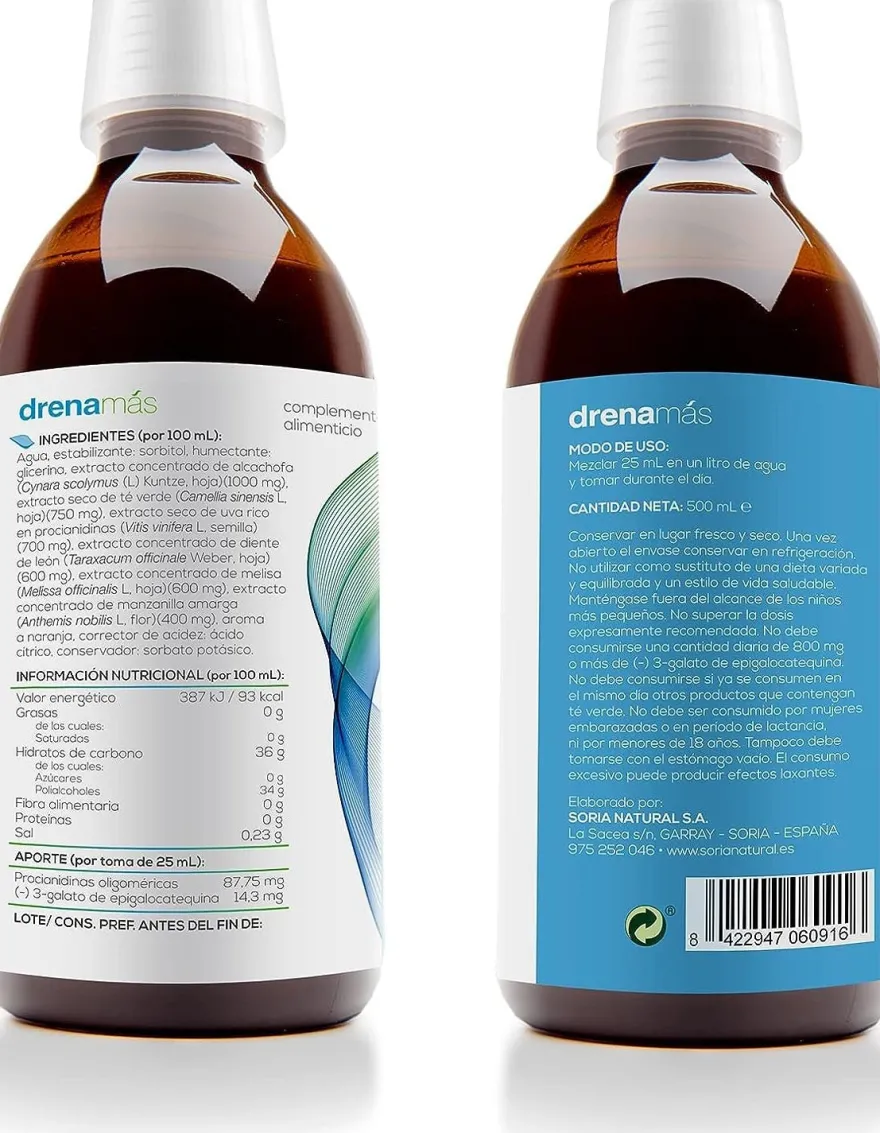Soria Natural Drenamas 500 ml