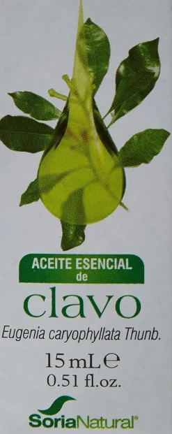 Soria Natural Esencia De Clavo 15 ml